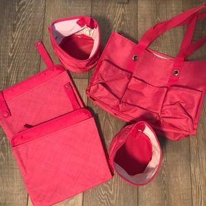 Lot of pink thirty one bags